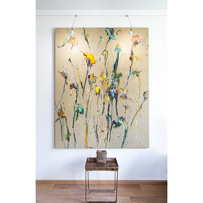 STAS multirail hvit (150 cm) + monteringssett, perfekt tilpasset for bildelister og kunstnerisk belysning.