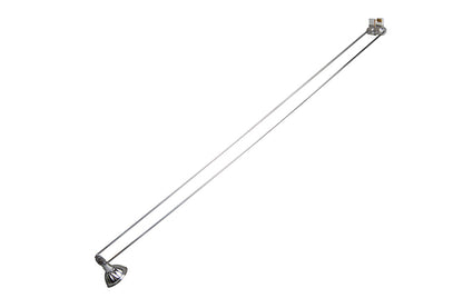 STAS armatur classic hvit 50 cm + powerled 3,5 watt er enkel å montere i multirail.