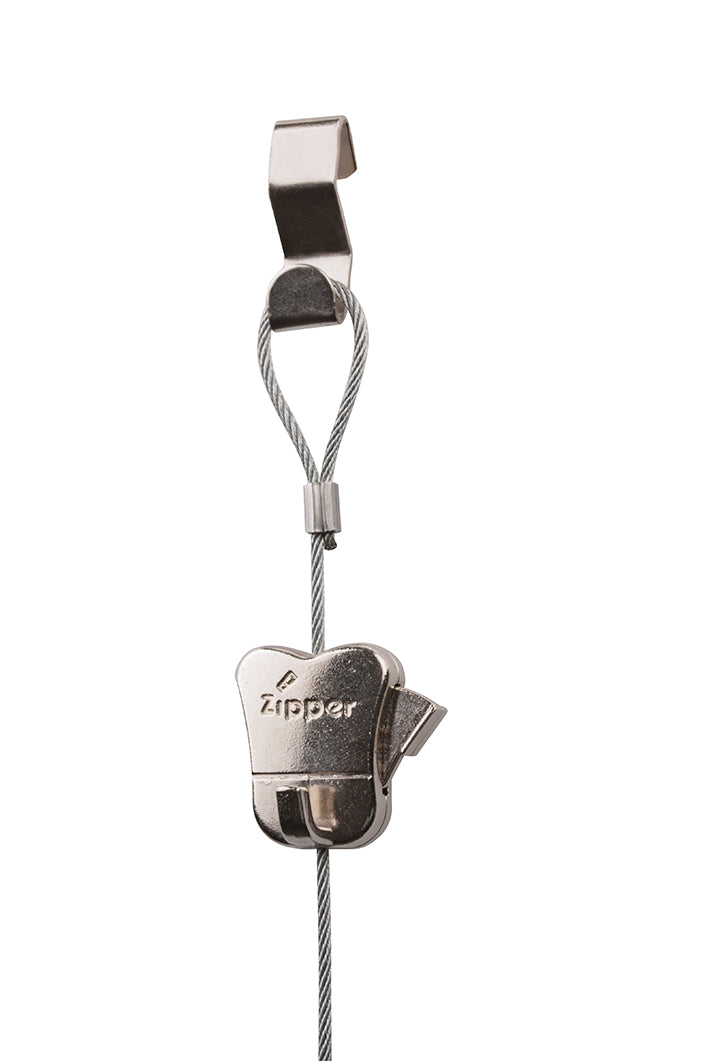 STAS stålkabel med sløyfe er ideell for oppheng med STAS zipper opphengskrok.
