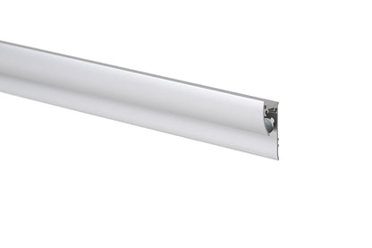 STAS paper rail opphengsskinne er laget av aluminium og kommer i hvit eller naturfarge.